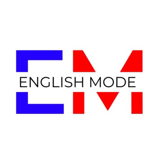 Логотип телеграм канала @en_mode — English Mode🇬🇧