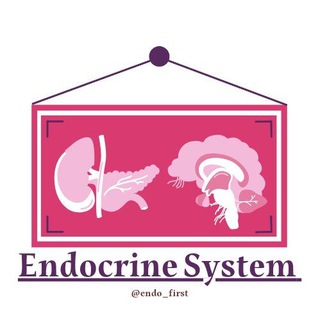 Logo of telegram channel endo_first — Endocrine system