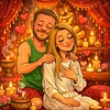 Логотип телеграм канала @energovolnenie — ⚡️ Энергия Прикосновений. ❤️‍🔥Тантрический Массаж и Йони-Хилинг❤️‍🩹