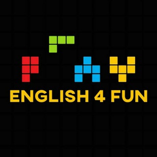 Логотип телеграм канала @english_4fun — English 4 Fun