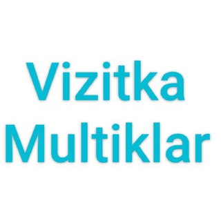 Telegram channel English cartoons VIZITKA logo