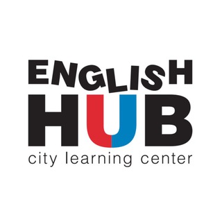 Логотип телеграм канала @english_hub — English HUB