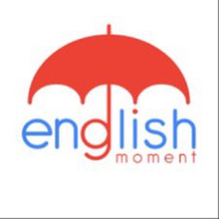 Логотип телеграм канала @english_in_moment — English moment