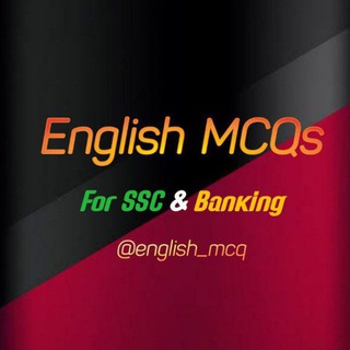 Telegram channel English MCQs logo