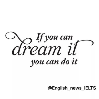 Telegram kanalining logotibi english_news_ielts — English News