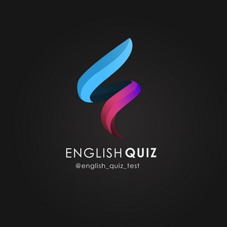 Logo of telegram channel english_quiz_test — English Quiz
