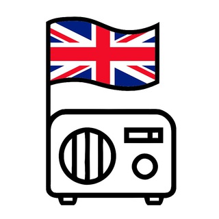 Логотип телеграм канала @english_radio — English Radio
