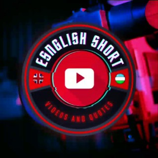 Telegram kanalining logotibi english_shorts1 — English short videos and quotes