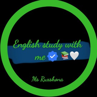 Logo saluran telegram english_study_with_me — English study🤍📚