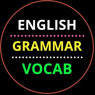 Logo saluran telegram english_vocab_grammar — English Vocabulary | Grammar