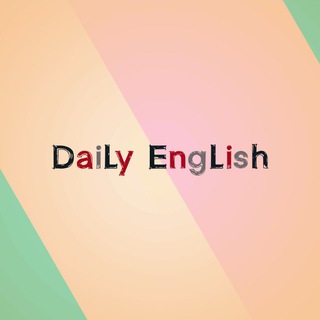 Telegram kanalining logotibi english_with_barchinoy — Daily English