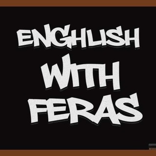 Logo saluran telegram english_with_feras — English_With_Feras_Al-Obidy