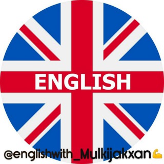 Telegram kanalining logotibi english_with_mulkijakhan — ENGLISH WITH MULKIJAHON
