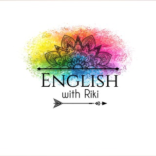 Логотип телеграм канала @english_with_riki — English with Riki