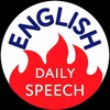 Логотип телеграм канала @english_daily_speech — ENGLISH daily speech