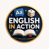 Логотип телеграм канала @english_inaction — 🎓 ENGLISH IN ACTION