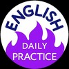 Логотип телеграм канала @english_practice_daily — ENGLISH practice daily