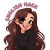 Логотип телеграм канала @english_shack — English shack • английский с Алёной