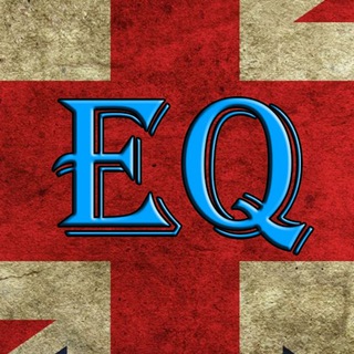 Логотип телеграм канала @englisheq — EQ | Английский язык