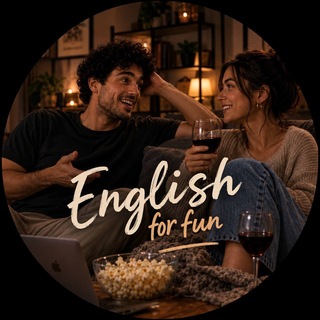 Logo of telegram channel englishh_fun — English for fun 😀