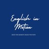 Логотип телеграм канала @englishinmotion — English in Motion 🇺🇲