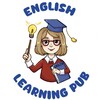Логотип телеграм канала @englishlearningpub — Английский язык☕English Learning Pub