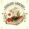 Логотип телеграм канала @englishlibrarypz — English Library • Английская Библиотека • Книги на английском