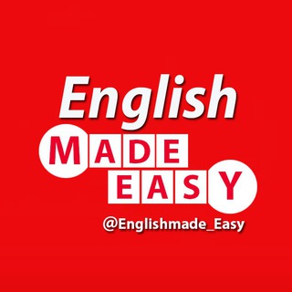 टेलीग्राम चैनल का लोगो englishmade_easy — English Made Easy