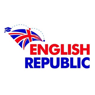 Логотип телеграм канала @englishrepublicuz — English Republic 🇺🇸🇬🇧
