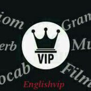 لوگوی کانال تلگرام englishvip — English VIP