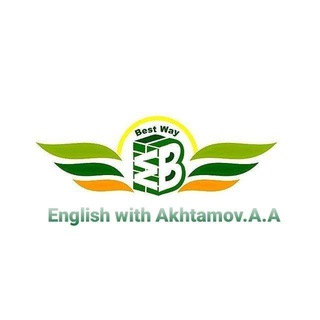 Logo of telegram channel englishwithakhtamovnew — English with Akhtamov