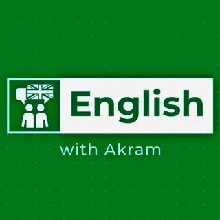 Telegram kanalining logotibi englishwithakram — English with Akram