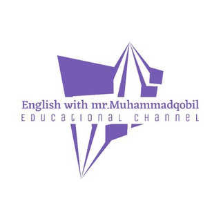 Telegram kanalining logotibi englishwithmr — English with Mr.Muhammadqobil