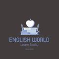 Logo saluran telegram englishworldir — English World