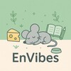 Логотип телеграм канала @envibes_english_stories — English Stories | EnVibes