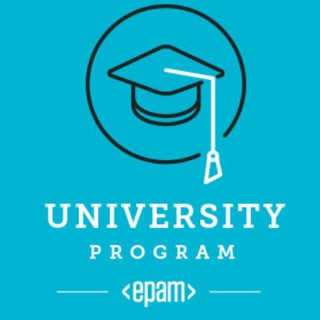 Логотип телеграм -каналу epamuniprogua — EPAM Campus UA (ex EPAM University)