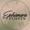 Логотип телеграм канала @ephiemera_fonts — Ephiemera│Эмодзи│Шрифты