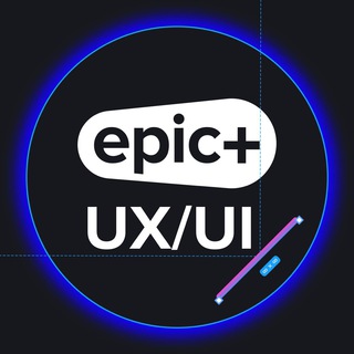 Логотип телеграм канала @epic_ux — Epic UX/UI