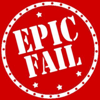 Логотип телеграм канала @epicfailz — EPIC 💩 FAIL
