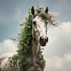 Логотип телеграм канала @equestrian_clever — 🐎🍀equestrian clever🍀🐎
