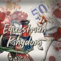 Logo saluran telegram equestriankingdom — 𖤝 Equestrian Kingdom :: OPEN & HIRMIN