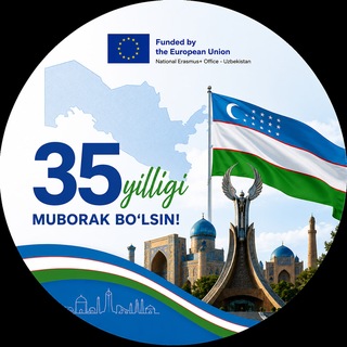 Telegram kanalining logotibi erasmus_uz — National Erasmus  Office Uzbekistan