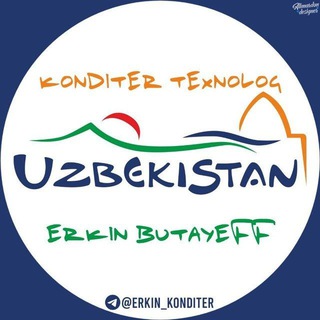 Логотип телеграм канала @erkin_konditer — Кондитер Технолог 🇺🇿