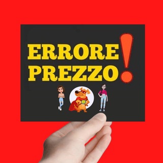 Logo del canale telegramma erroridiprezzo01 - ERRORI PREZZO