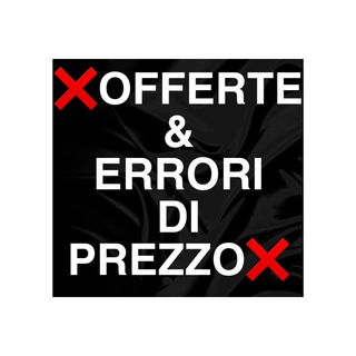 Logo del canale telegramma erroridiprezzoeoffert - ❌OFFERTE & ERRORI DI PREZZO❌