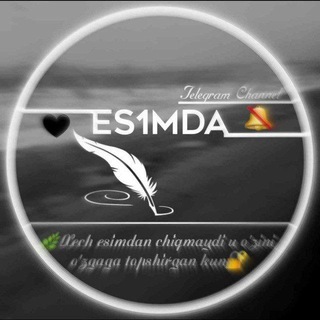 Telegram kanalining logotibi es1mda — 🖤🔕