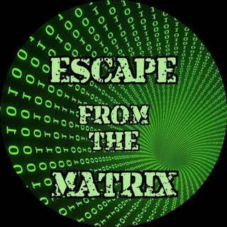 Logo del canale telegramma escapefromthematrix - ☢️ Escape From The Matrix ☣️