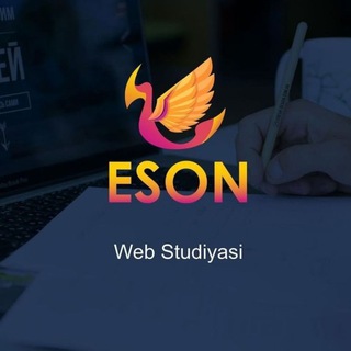 Telegram kanalining logotibi eson_uz — Eson.uz Sayt yaratish🌐