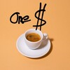 Логотип телеграм канала @espresso1dollar — эспрессо за 1 доллар