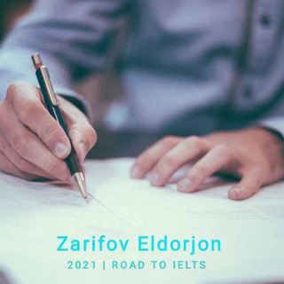 Logo of telegram channel essays_for_ielts — Zarifov Eldor | Results★